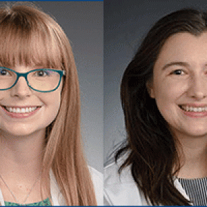 Chief Resident Ashley Rose Scholl MD, MSc, and Hematopathology Fellow Catherine Tucker, MD