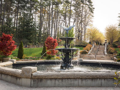 Duke Gardens Fountain