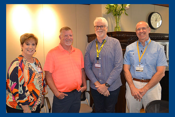 Left to right: Donna Noblitt, Robert LeFaivre, Steven Conlon, Herman Staats, PhD