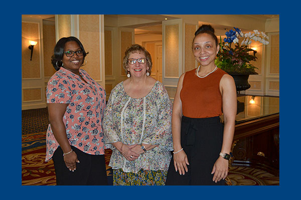 Left to right: Brittany Harris, Ginger Griffin, Jawanna Bell