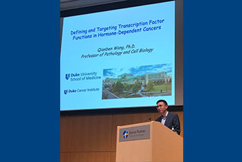 Dr. Qianben Wang Presents at Harvard Oct. 2023