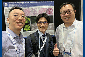 Left to right Yijiang Chen, PhD, Takaya Ozeki, MD PhD, Dr. Bangchen Wang