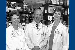 Left to right) Diane Magnuson, Robert Burgess Jennings, MD, LuSan “Sonnie” Hill
