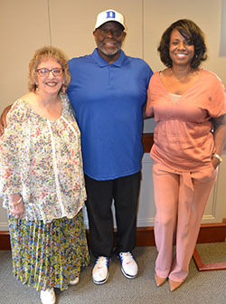 Support Staff left to right: Ginger Griffin. Tommy Holloway, Tracy Watson