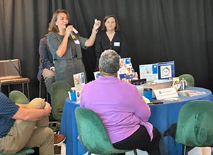 Diana Kozman, MD, presenting on panel