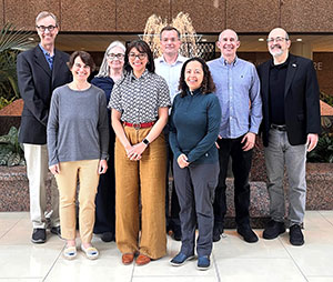 Left to right: Drs. Matthew Wascow (Trinity Health), Maria Martinez-Lage Alvarez (MGH), Anne Buckley (Duke), Aivi Nguyen (Mayo Rochester), Matthew Schiederjan (CHOA), Sandra Camelo-Piragua (U. Michigan), Fausto Rodriguez (UCLA), Arie Perry (UCSF)
