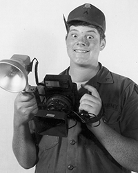 Mr. Conlon at the start of his 50+ year career in photography as a U.S. Army photographer in 1974