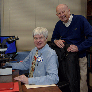 Dr. Roggli with Dr. William "Bill" Bradford