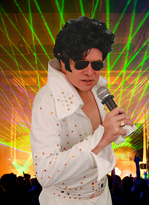 Dr. Roggli as Elvis