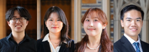 From Left to right: Changhyeon Hong, Nancy Chen, Taeeun Kim, Keaton Chien
