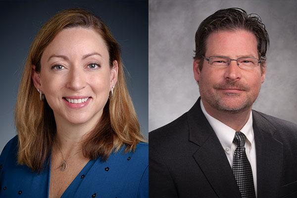 Left to right: Diana Cardona, MD, MBA, FCAP, and Michael Datto, MD, PhD, FCAP