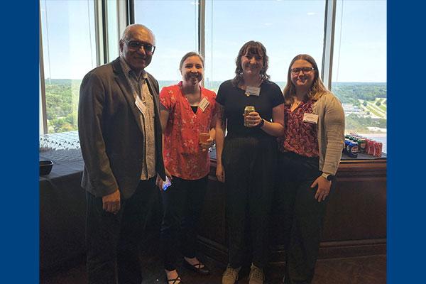 Left to right: Soman Abraham, PhD, Emma Steward, Rachael Reesman, Abby Parker