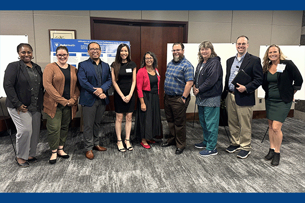 Some Duke attendees (left to right): Pamela Ovwigho, Maya Brown, Dr. Luis F. Carrillo, Dr Tran Nguyen, Dr. Karra Jones, Colin Osborne, Christy Tyer, Dr. Bradley Carson, Laurelin Younger