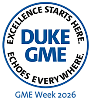 Excellence Starts Here. Echoes Everywhere. Duke GME week graphic