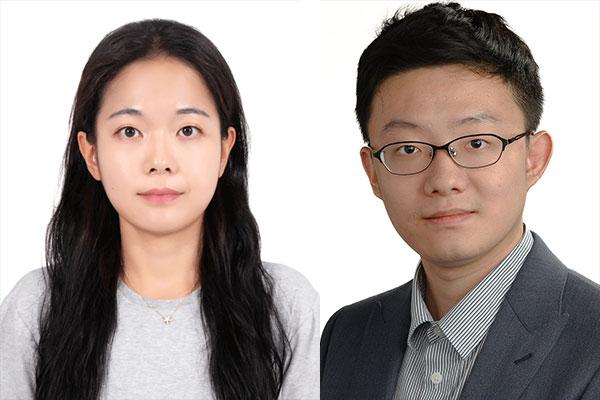 Dr. Hyeryeon Jung (left) and Ziqin Wang (right)