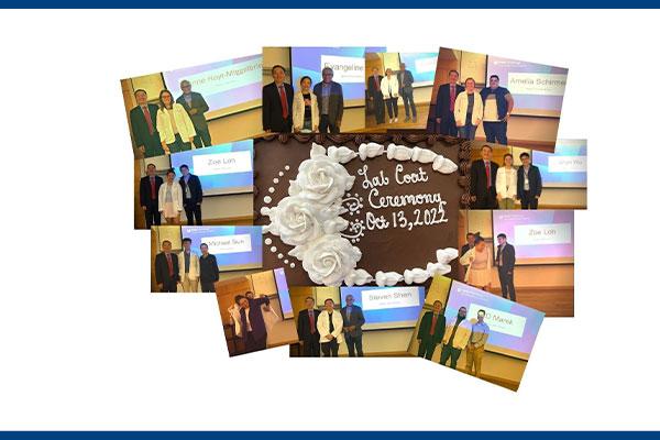 PhD Graduate Program Lab Coat Ceremony Collage