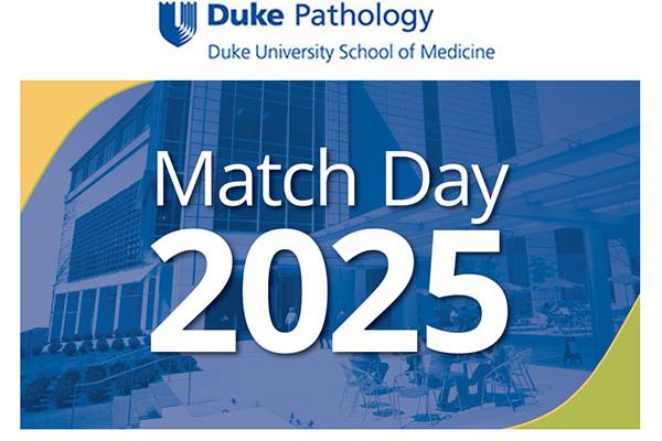 Match Day 2025 graphic with Pathology logo