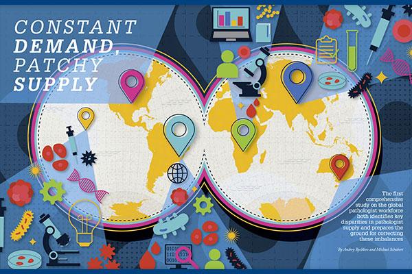 Graphic in The Pathologist January/February Issue Article