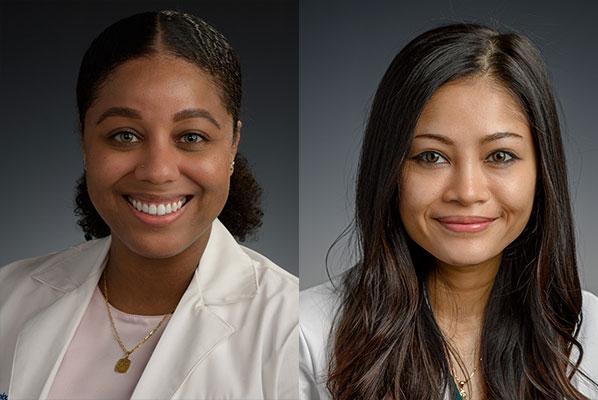 Aisha Cato, MHS, PA, (left) and Jusmita Saifullan, MD (right)