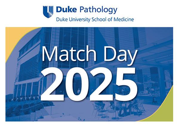 Match Day 2025 graphic with Pathology logo