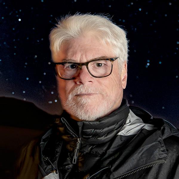 Mr. Conlon during a night photography photo shoot in the Sangre de Cristo Mountains in northern New Mexico. Photo credit: Moose Peterson