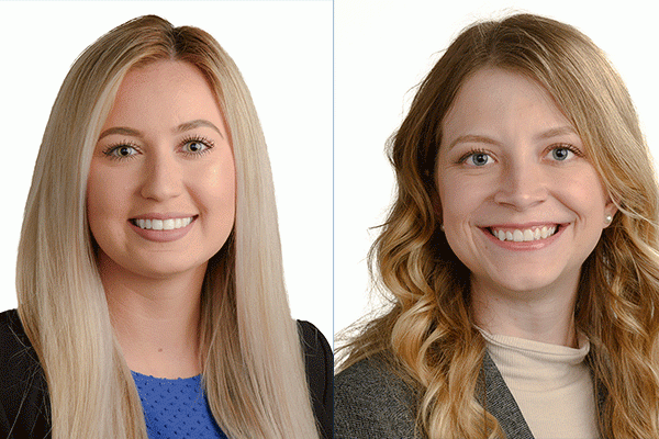 Lucy Driver (left) and Loren Weidenhammer (right)