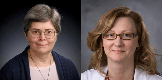 Dr. Laura Hale (left) and Dr. Dawn Bowles (right)