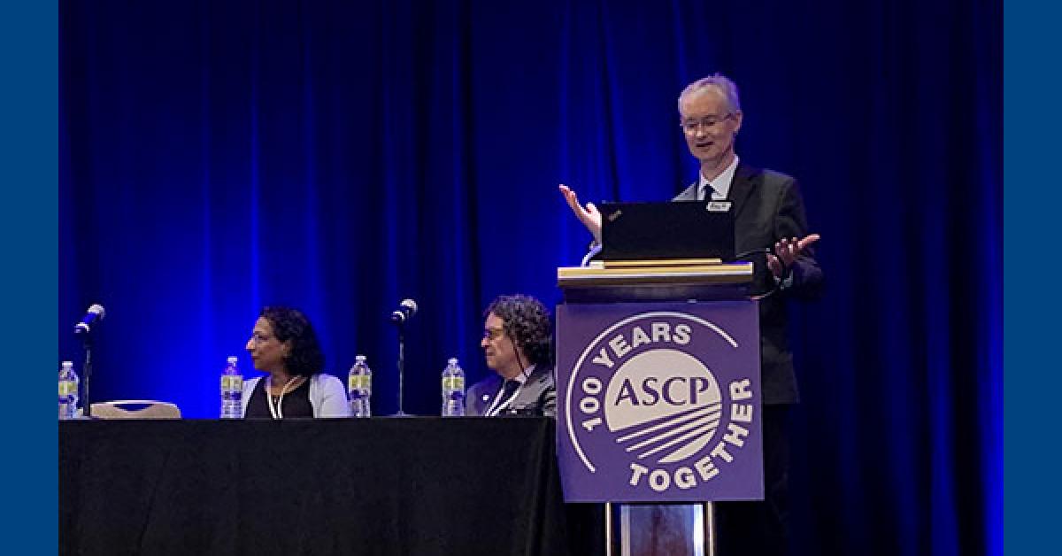 Dr. Cummings Presents at ASCP Annual Meeting Duke Department of Pathology