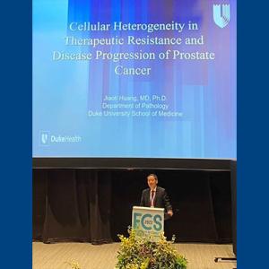 Jiaoti Huang, MD, PhD, presents in Singapore