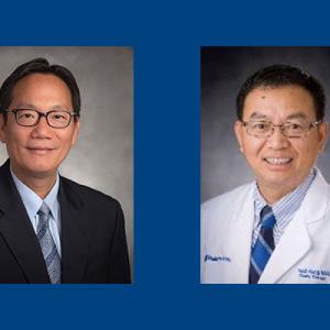 Dr. Ken Young (left) and Dr. Yubin Kang (right)