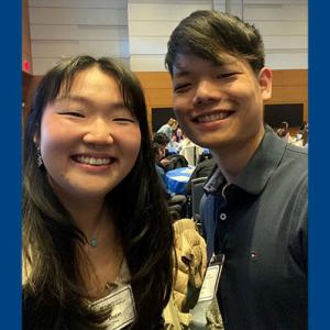 Megan Zhao (left), and Peter Nam (right)