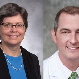 Laura Hale, MD, PhD (left), and Joseph Turek, MD, PhD (right)