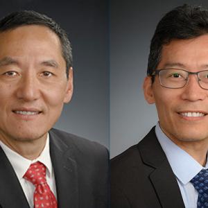 Jiaoti Huang, MD, PhD, (left) and Hui-Kuan Lin, PhD (right)