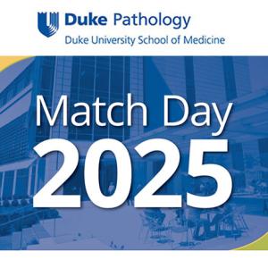 Match Day 2025 graphic with Pathology logo